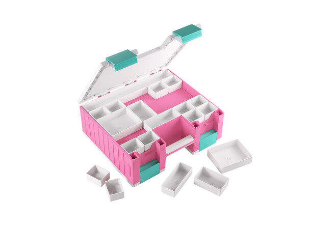 Game Castle - Rosa/Hvit/Turkis Gamegenic 