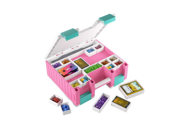 Game Castle - Rosa/Hvit/Turkis Gamegenic 