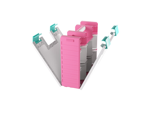 Game Castle - Rosa/Hvit/Turkis Gamegenic 