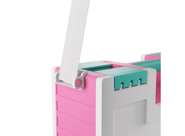 Game Castle - Rosa/Hvit/Turkis Gamegenic 
