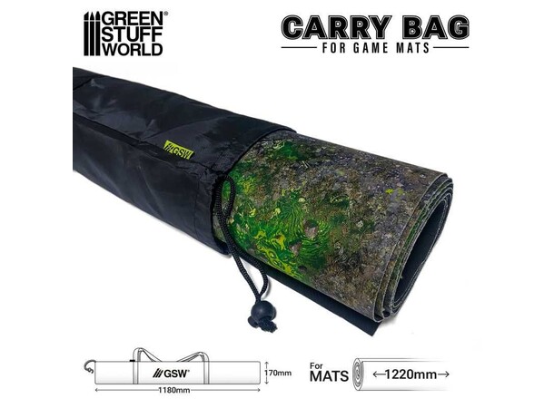 Game Mat Carrying Bags 122cm Green Stuff World 
