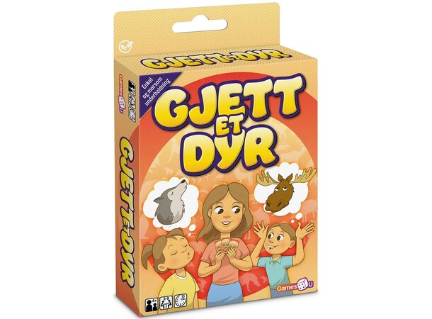 Gjett Et Dyr Kortspill Norsk Utgave 