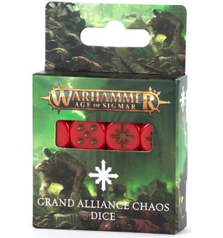 Grand Alliance Chaos Dice Set Warhammer Age of Sigmar