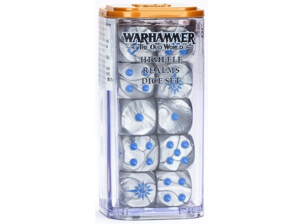 High Elf Realms Dice Set Warhammer The Old World 