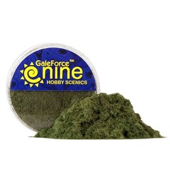 Hobby Scenics Dark Green Static Grass Gale Force Nine