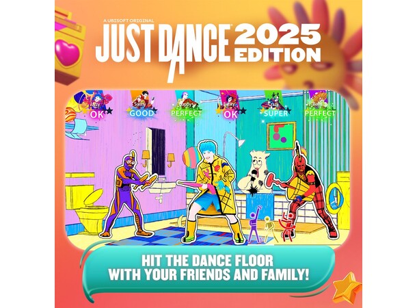 Just Dance 2025 Edition Switch (Nedlastbar kode i fysisk boks) 