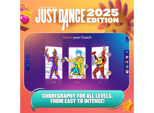 Just Dance 2025 Edition Switch (Nedlastbar kode i fysisk boks)