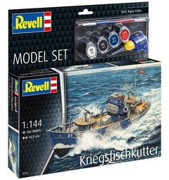 Kriegsfischkutter Starter Set Revell 1:144 Byggsats