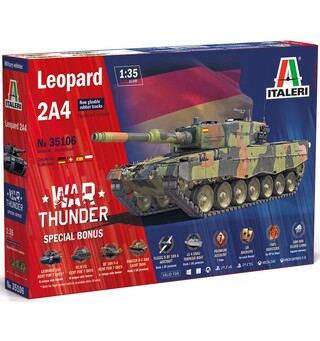 Leopard 2A4 War Thunder Italeri 1:35 Byggesett