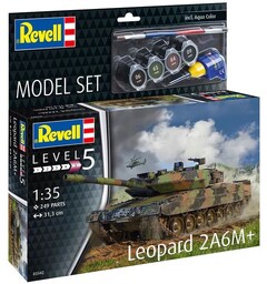Leopard 2 A6M+ Starter Set Revell 1:35 Byggesett