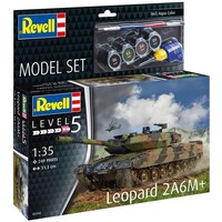 Leopard 2 A6M+ Starter Set Revell 1:35 Byggesett