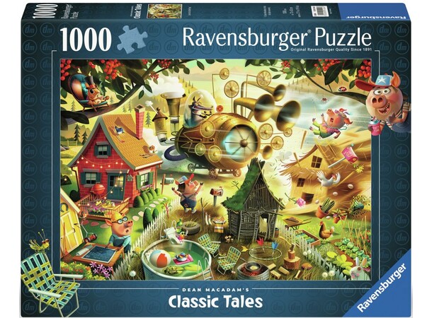 Look Out Little Pigs 1000 biter Puslespill - Ravensburger Puzzle 