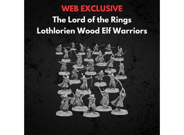 Lothlorien Wood Elf Warriors Middle-earth Strategy Battle Game 