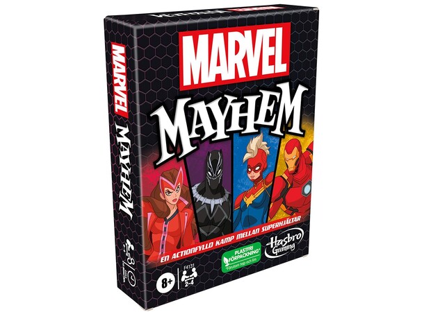 Marvel Mayhem Kortspel Svensk utgåva 