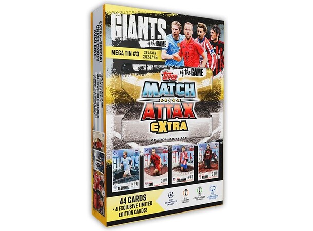 Match Attax EXTRA 24/25 Mega Tin #3 Giants of the Game 