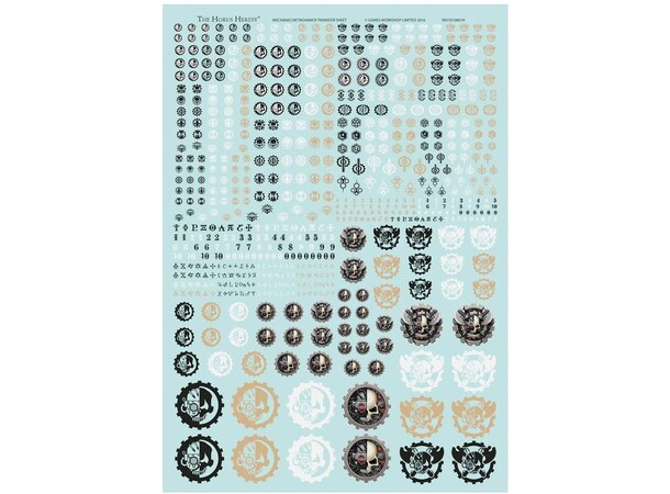 Mechanicum Taghmata Transfer Sheet The Horus Heresy 