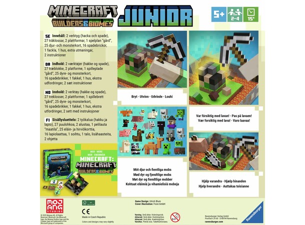 Minecraft Junior Brettspill Norsk utgave 