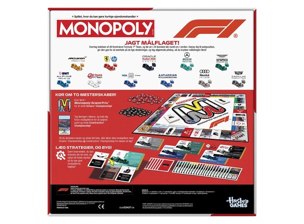 Monopoly Formula 1 - DANSK 