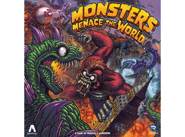 Monsters Menace The World Brettspill 