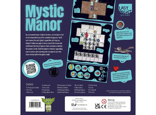 Mystic Manor Brädspel 