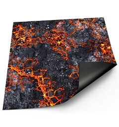 Neoprene Mat 4x4 Flamecoil Path Green Stuff World - 120 x 120 cm