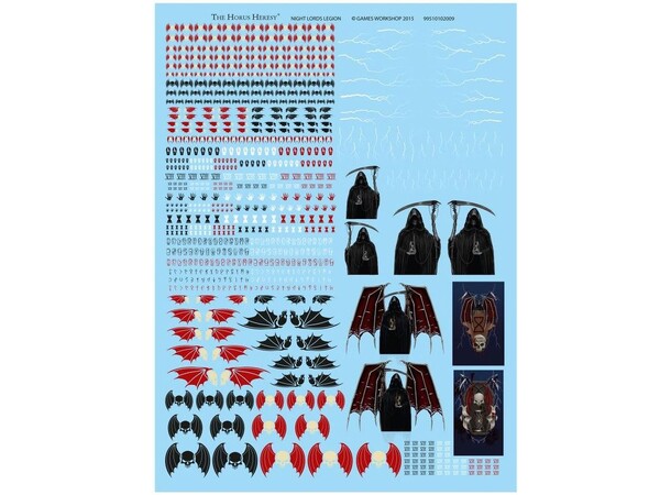Night Lords Legion Transfer Sheet The Horus Heresy 