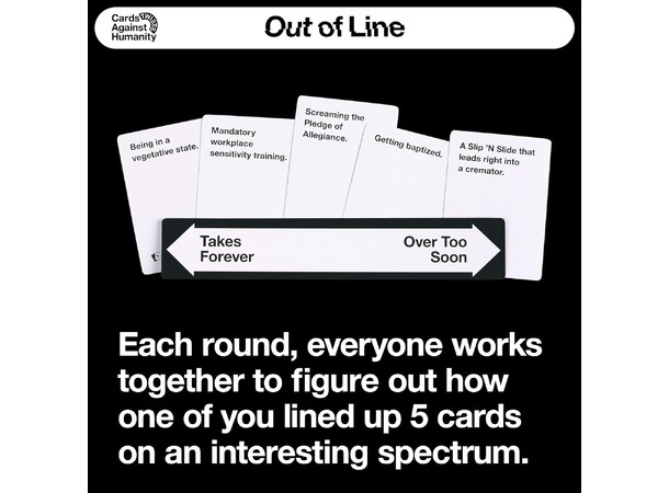 Out of Line Partyspill Cards Against Humanity Twists 