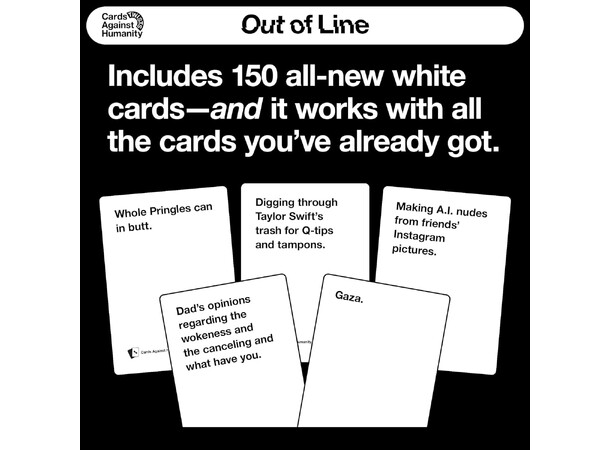 Out of Line Partyspill Cards Against Humanity Twists 