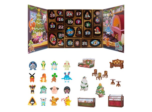 Pokemon Figur Julekalender 2025 Advent Calendar 