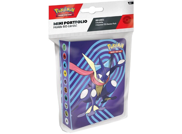 Pokemon Mini Album m/ 1 boosterpakke Greninja/Lapras design