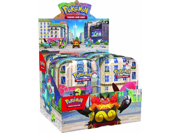 Pokemon Mini Tin Lumiose City Display 10 Mini Tins - Komplett boks 