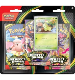 Pokemon Perfect Order 3-Pack Blister Chikorita