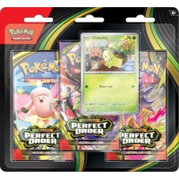 Pokemon Perfect Order 3-Pack Blister Chikorita