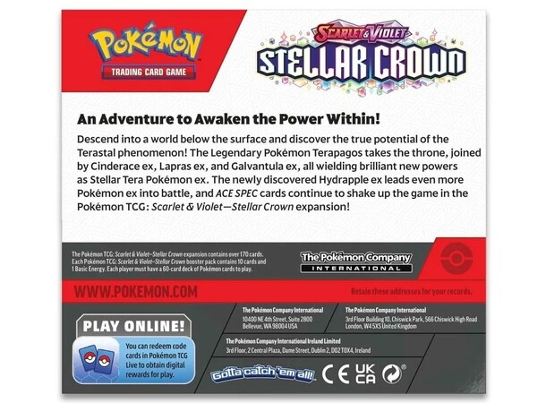 Pokemon Stellar Crown Booster Box