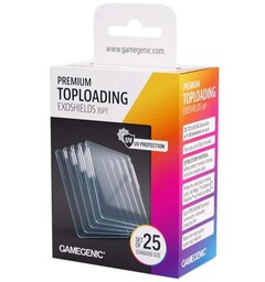 Premium Toploading Exoshields - 25 stk Gamegenic