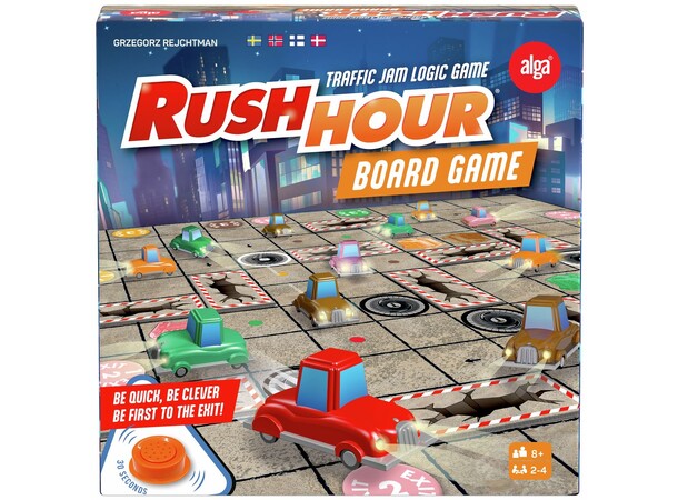 Rush Hour Board Game Brettspill Norsk utgave 