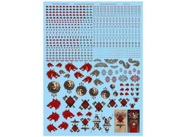Space Wolves Legion Transfer Sheet 