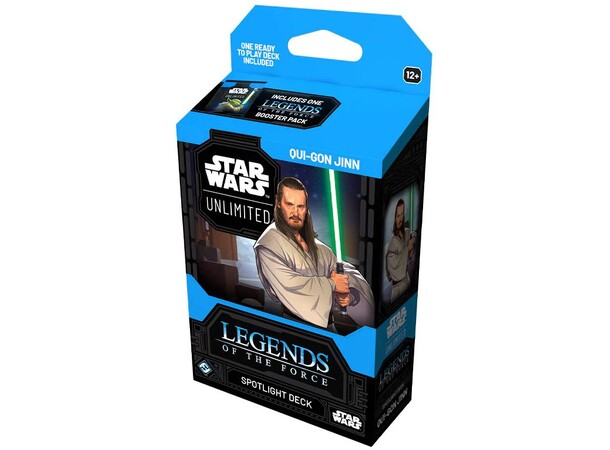 Star Wars Legends Force Spotlight Deck 2 Legends of the Force - Quin-Gon Jinn 