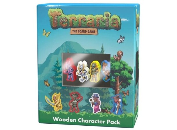 Terraria Wooden Character Pack Utvidelse til Terraria The Board Game 