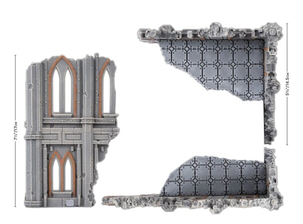 Terreng Hab Block Large Ruins Battlefield in a Box - Gothic Sector 