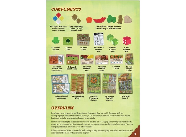 Three Sisters Harvest Edition Brettspill 