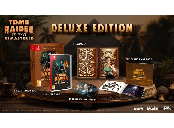 Tomb Raider IV-VI Remaster Deluxe Switch 