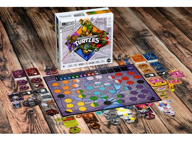 Unmatched Adventures TMNT Brettspill 