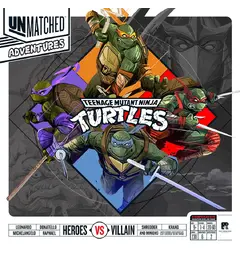 Unmatched Adventures TMNT Brettspill