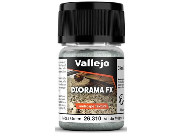 Vallejo Diorama FX Moss Green 0,1-1mm Landscape Texture - 35ml 