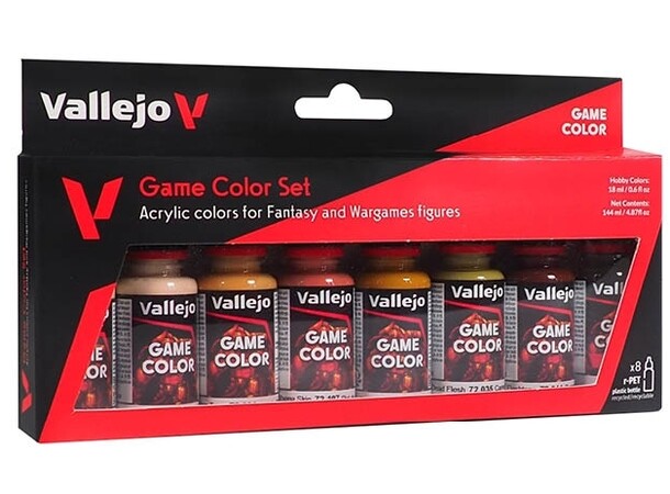 Vallejo Game Color Set Skin Tone 