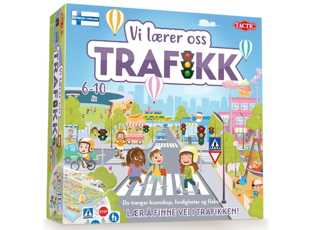 Vi lærer oss Trafikk Lærespill Lær trafikkreglene og skiltene 