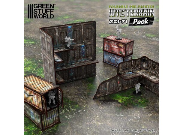 WTC Terrain Pack Sci-Fi Green Stuff World 