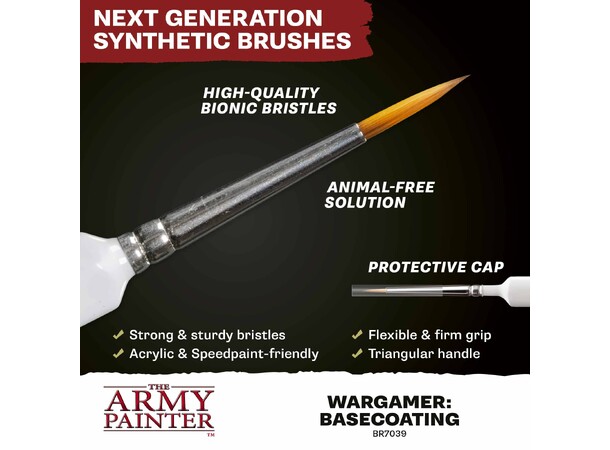 Wargamer Basecoating Brush The Army Painter - 2025 