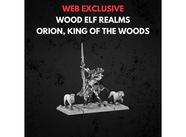 Wood Elf Realms Orion King of the Woods Warhammer The Old World 